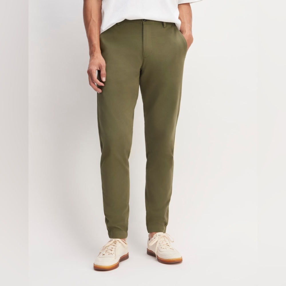 NEW Everlane Mens Performance Traveler Chino Pants Size 34x30 Green